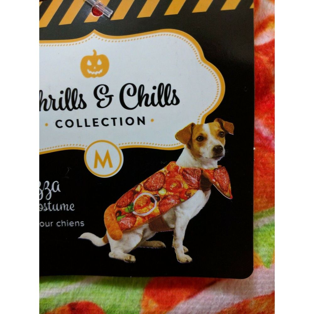 Pepperoni Mushroom Pizza Dog Costume M Cute Yummy